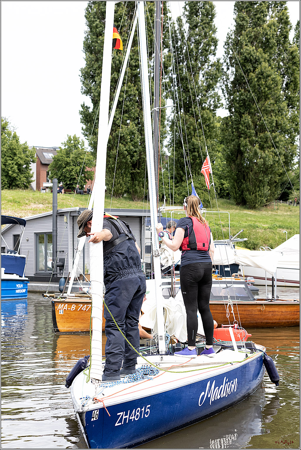 100 Jahre Rheinwoche 2022 - 2. Wettfahrt  Hitdorf - Duesseldorf, 03.06.2022,